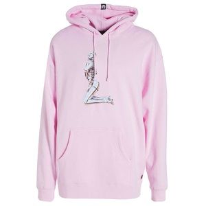 HUF X Sorayama Hoodie Pink Mens Small